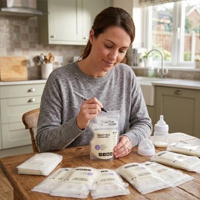 Sachet conservation lait maternel